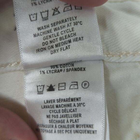 Rtr DL1961 Asra Low Rise Denim Maxi Skirt sz30 (10) High Front Slit Hem Solid - Picture 15 of 15